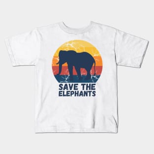 Save The Elephants Kids T-Shirt